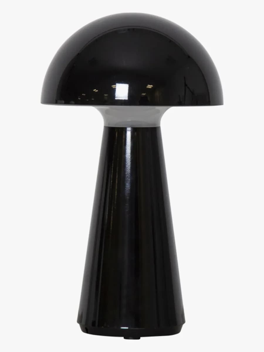 Star Trading Bordslampa Mushroom, Svart, Barnrum