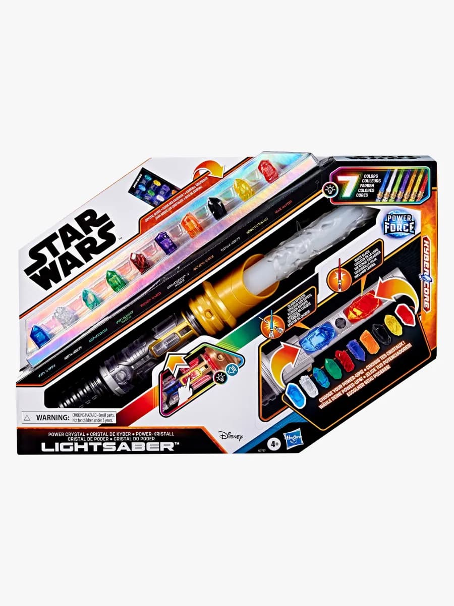 Star Wars Lightsaber Elektronisk Ljussabel Power Crystal