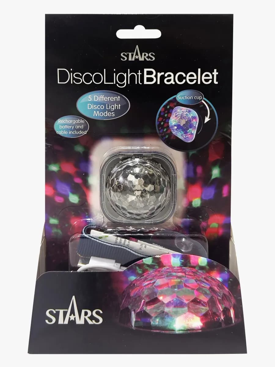 STARS Disco Ljus Armband