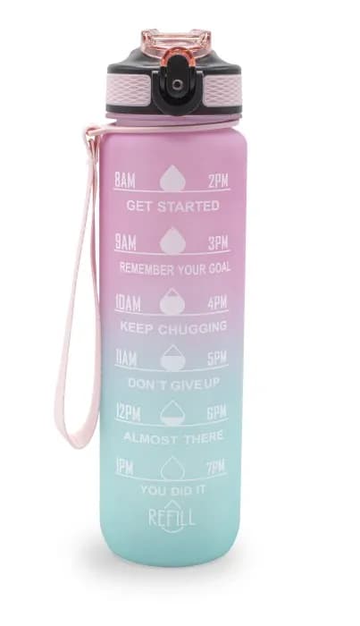Sthlm Hydra Bottle 1 l (Light Pink/Light Blue)
