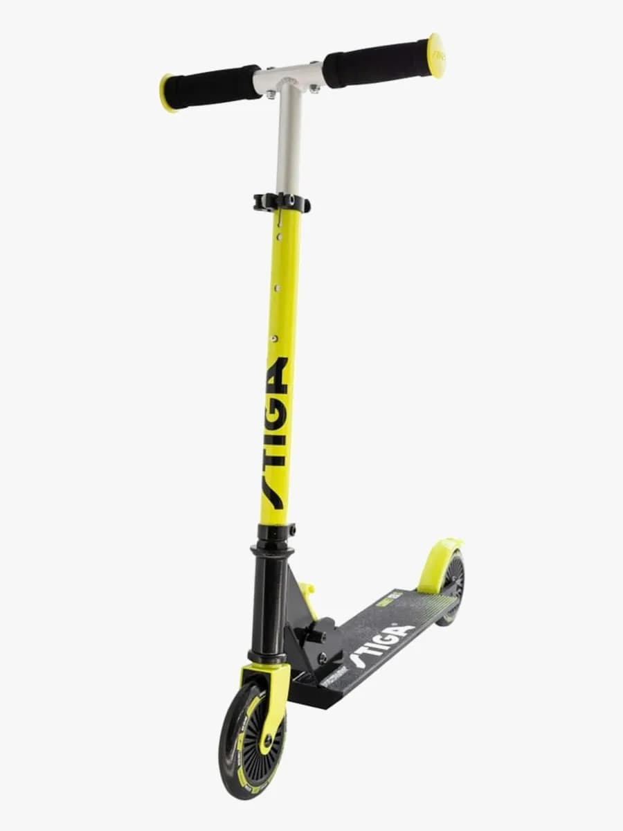 STIGA Kick Sparkcykel Comet 120-S, Svart/Gul