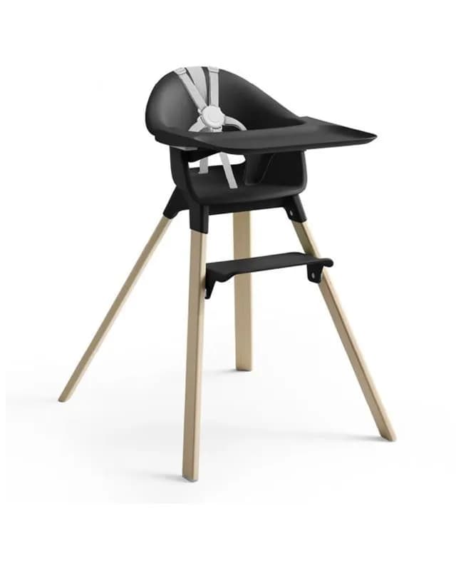 Stokke Clikk Barnmatstol (Black Natural)