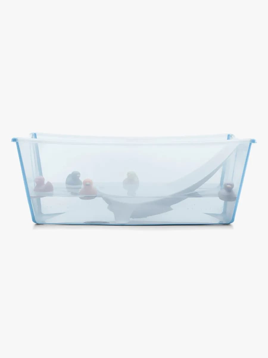 Stokke Flexi Bath Badbalja &  Badstöd, Glacier Blue