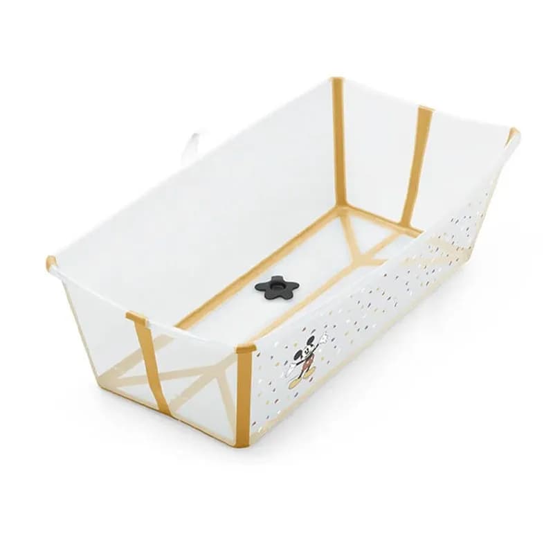 Stokke Flexi Bath Badbalja med Värmekänslig Propp (Mickey Celebration)