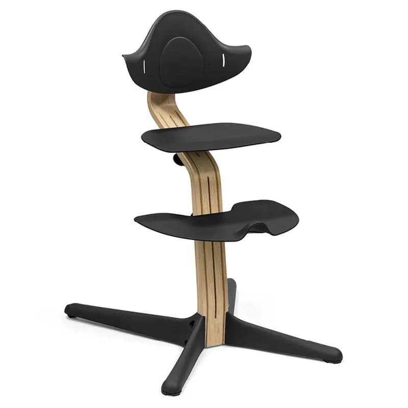 Stokke Nomi Matstol (OAK/Black)