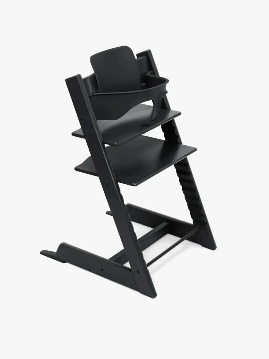 Stokke Tripp Trapp Matstol Bundle inkl. Bricka, Black