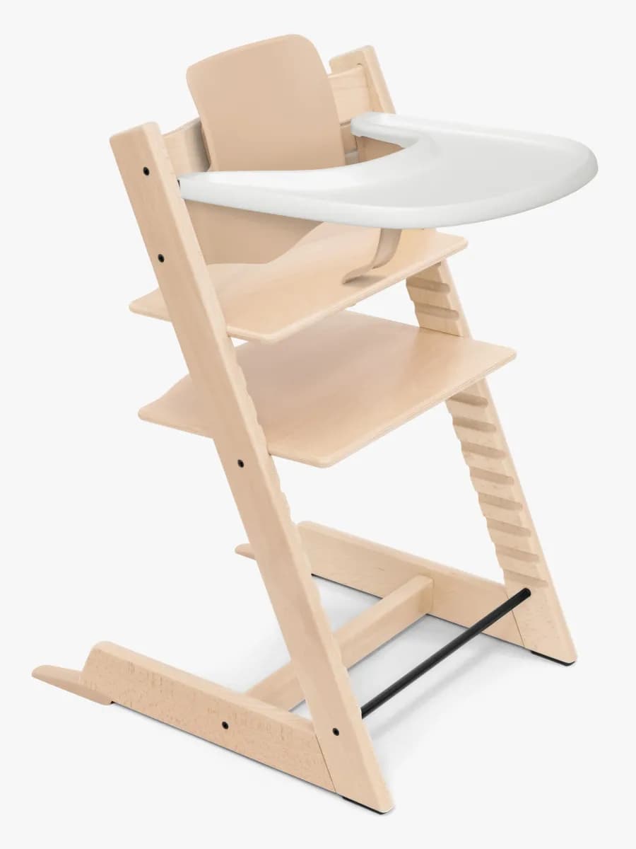 Stokke Tripp Trapp Matstol Bundle inkl. Bricka, Natural/White