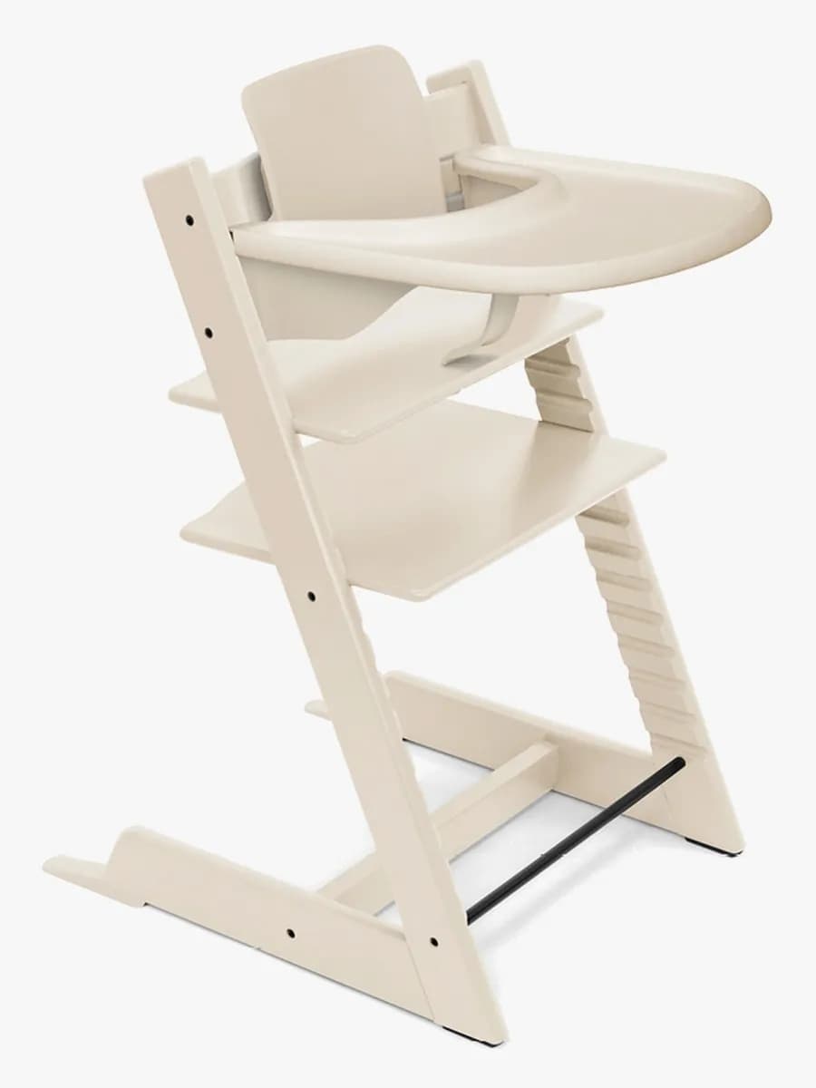 Stokke Tripp Trapp Matstol Bundle inkl. Bricka, Vanilla White