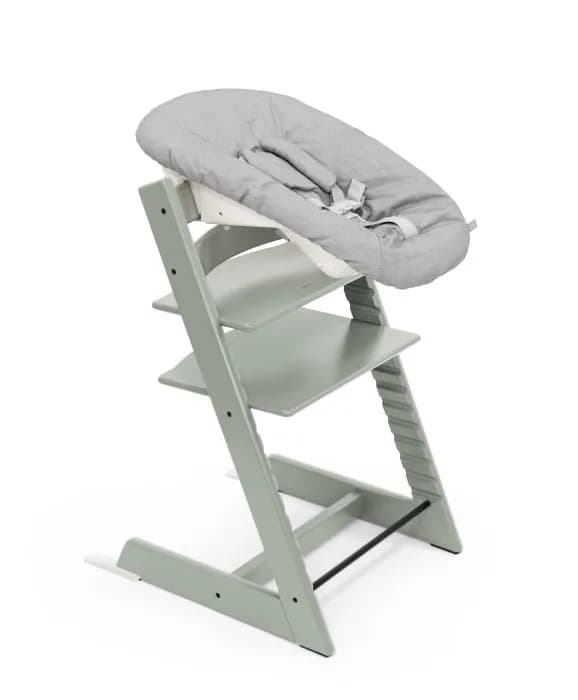 Stokke Tripp Trapp Stol och Babyset inkl Newborn Set (Glacier Green)