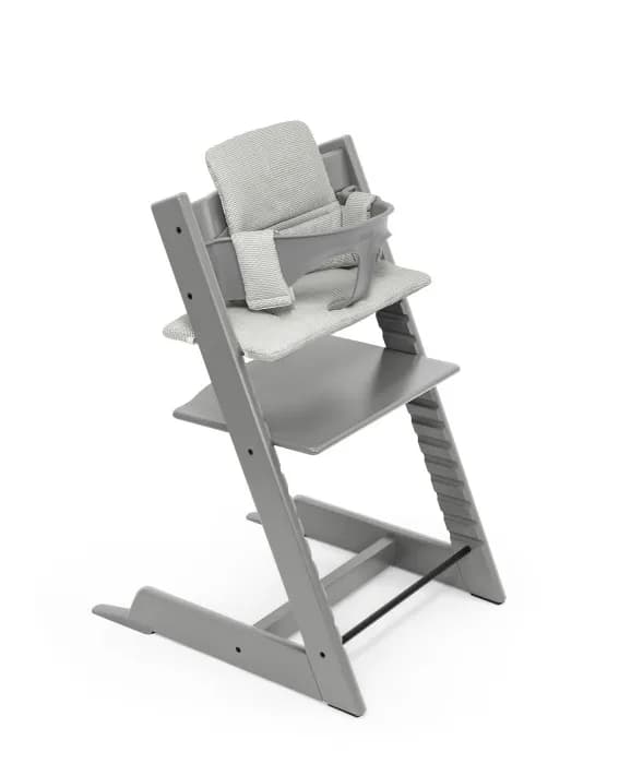 Stokke Tripp Trapp® Stol och Babyset Storm Grey Inkl. Dyna (Nordic Grey)