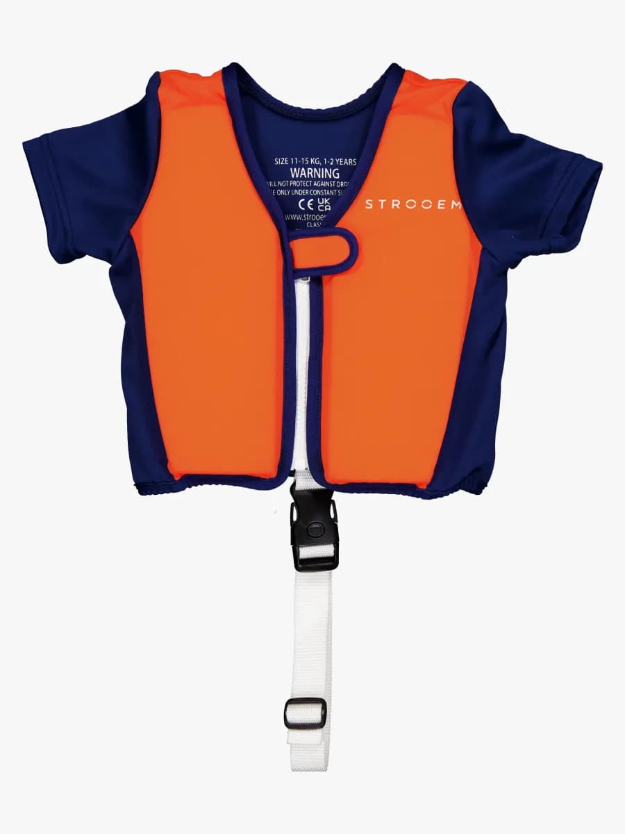 Strooem Simväst, Orange-Navy, 2-4 år