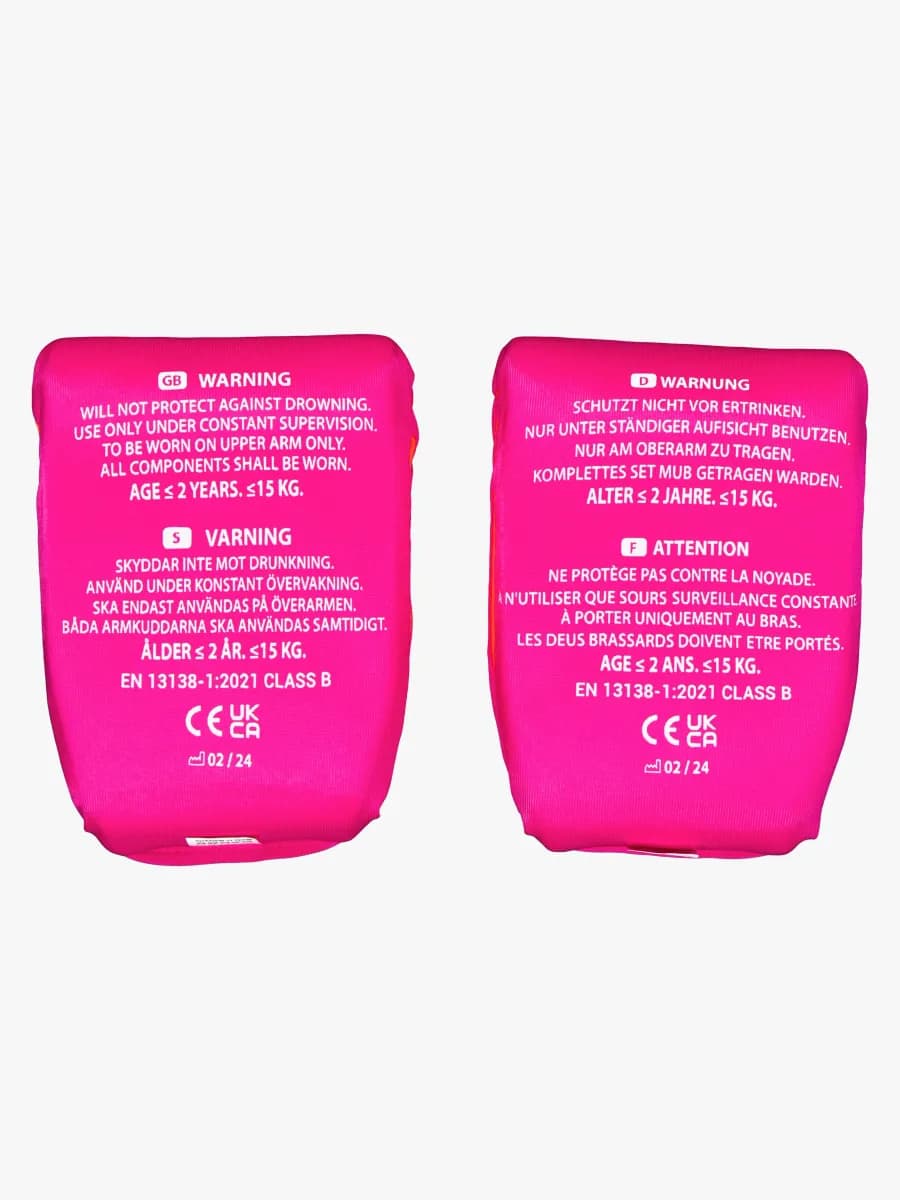 Strooem Softies Armpuffar, Pink-Orange, 2-6 år