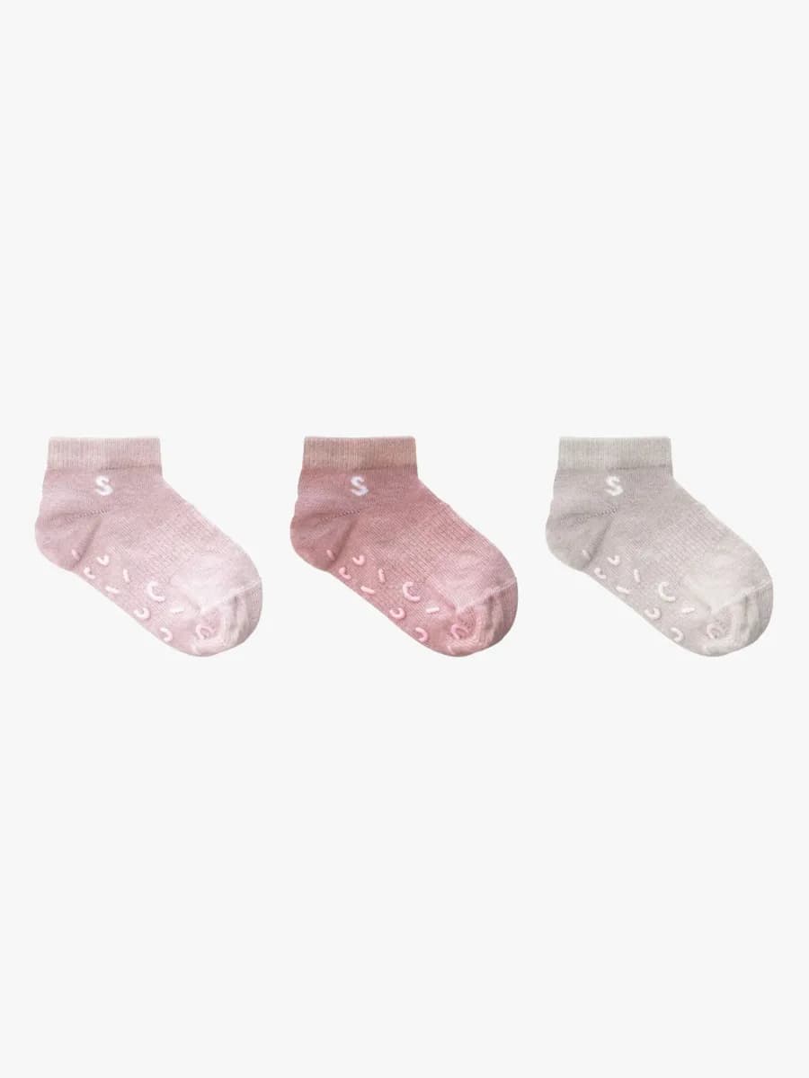 STUCKIES Ankelstrumpor Anti-slip 3-Pack, Cay Cay