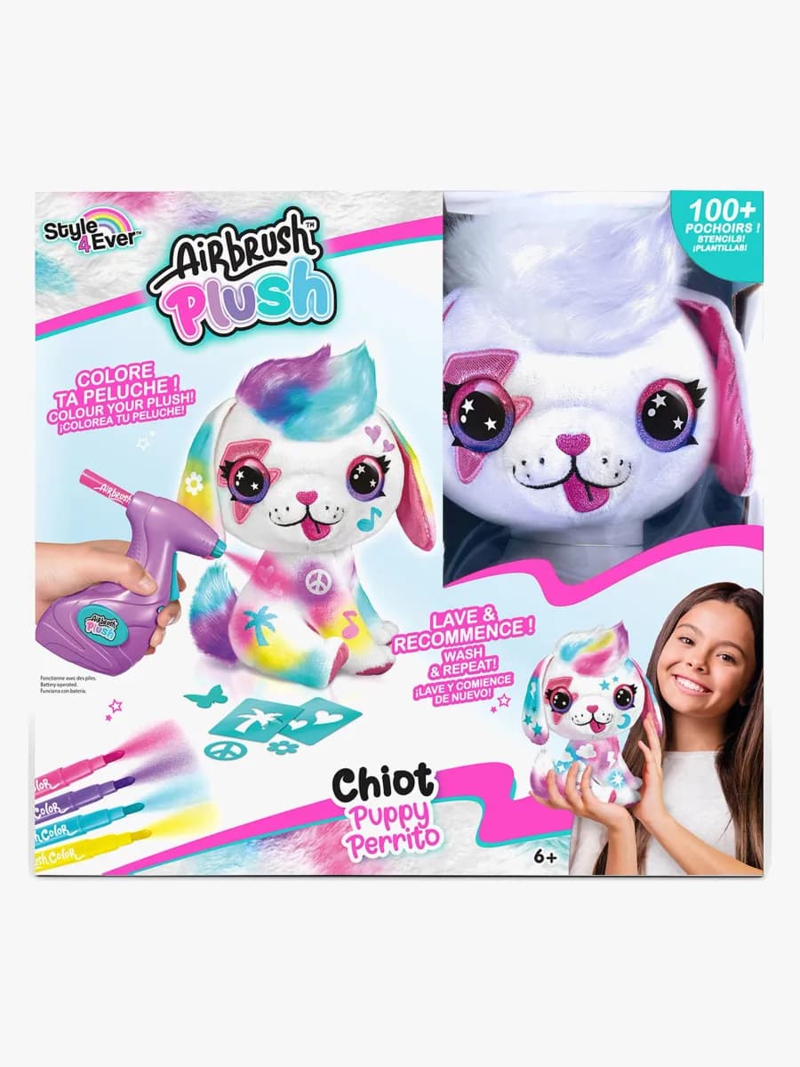 Style 4 Ever Airbrush Plush Gosedjur Hundvalp