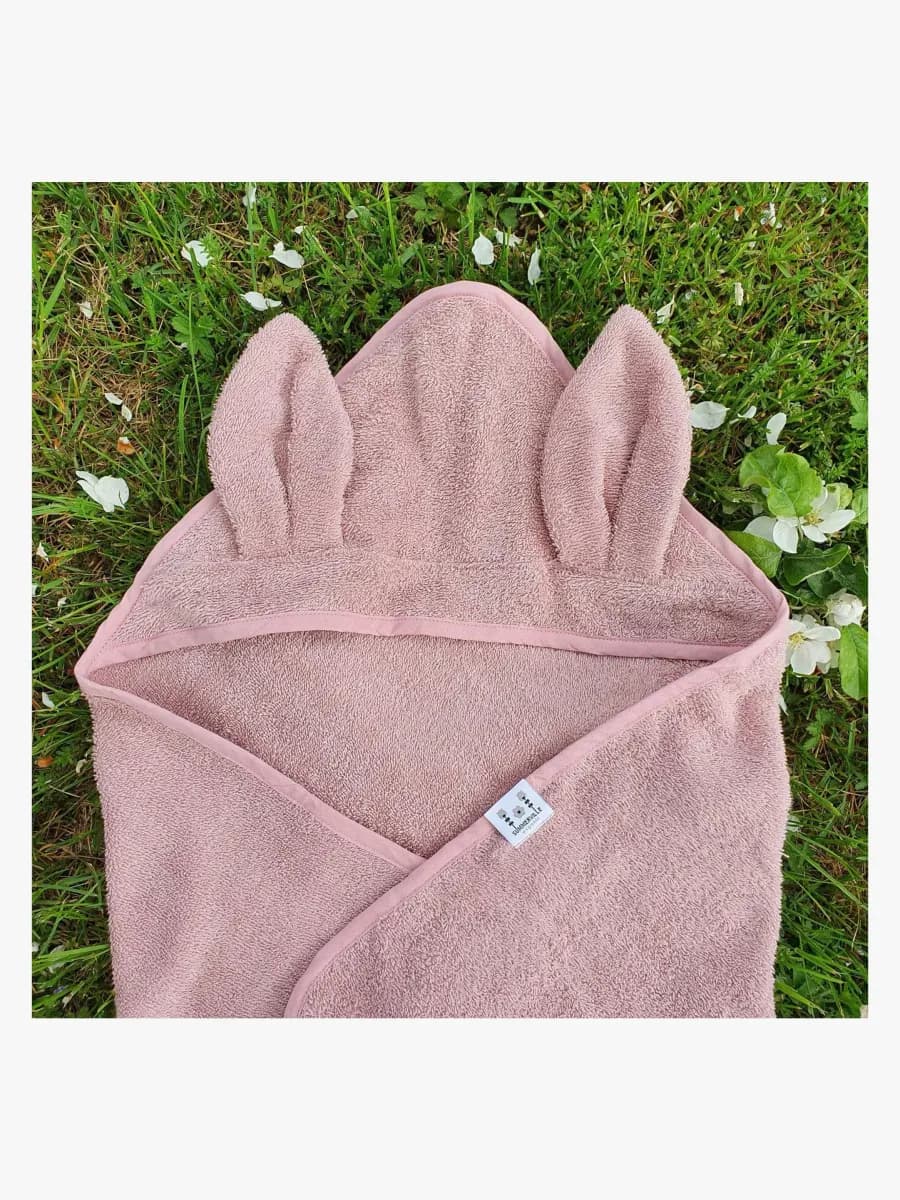 Summerville Organic Badcape Kanin, Pale Mauve