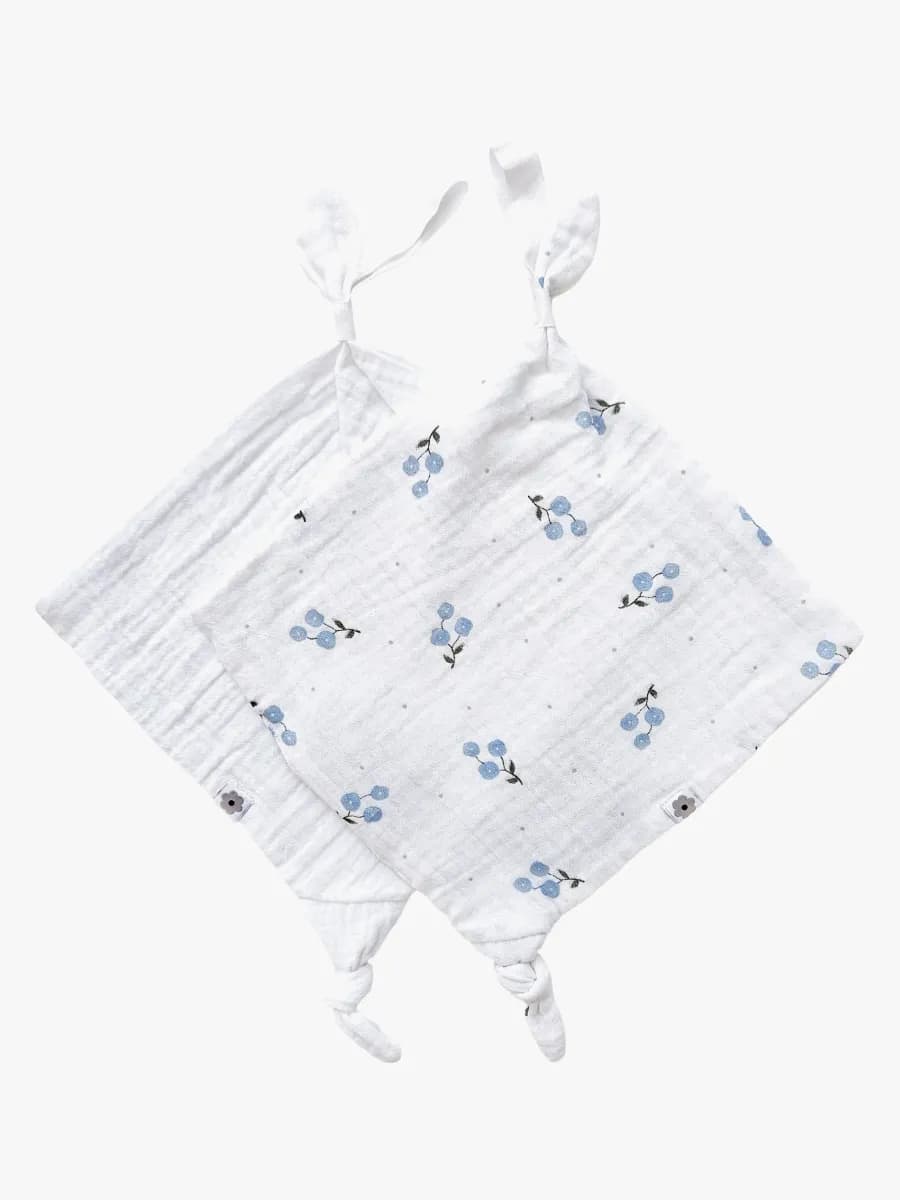 Summerville Organic Snuttefilt 2-Pack, Bluebell