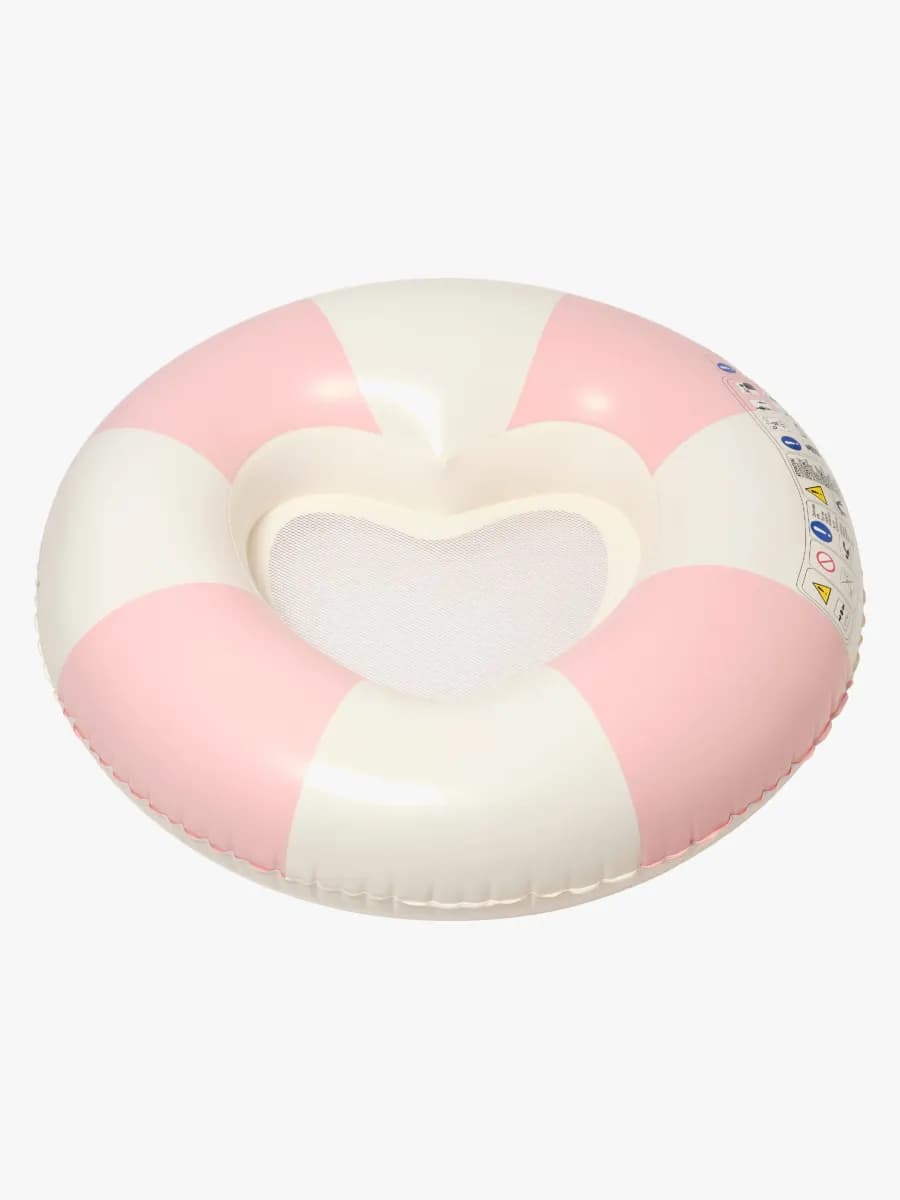 SUNNYLiFE Luxe Badring, Stole My Heart Pink Stripe