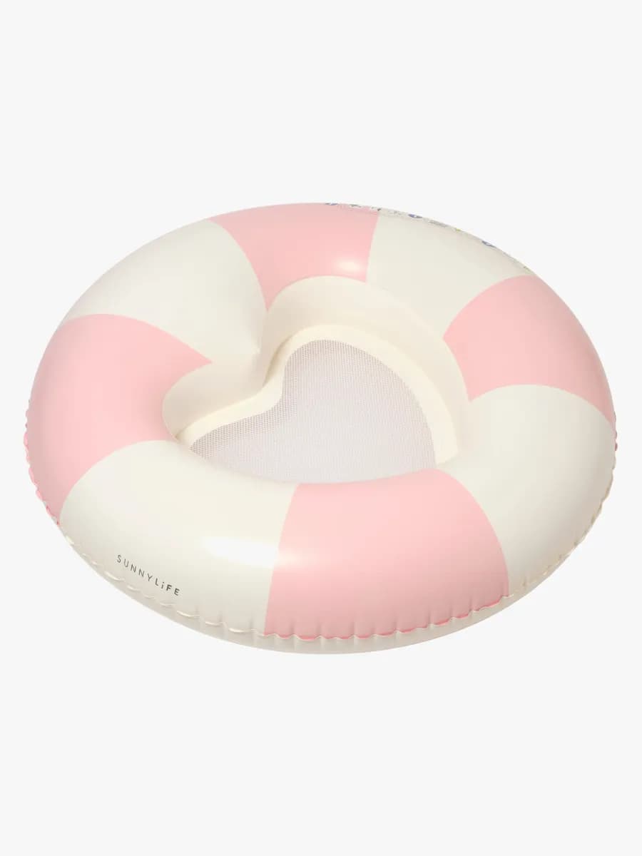 SUNNYLiFE Luxe Badring, Stole My Heart Pink Stripe