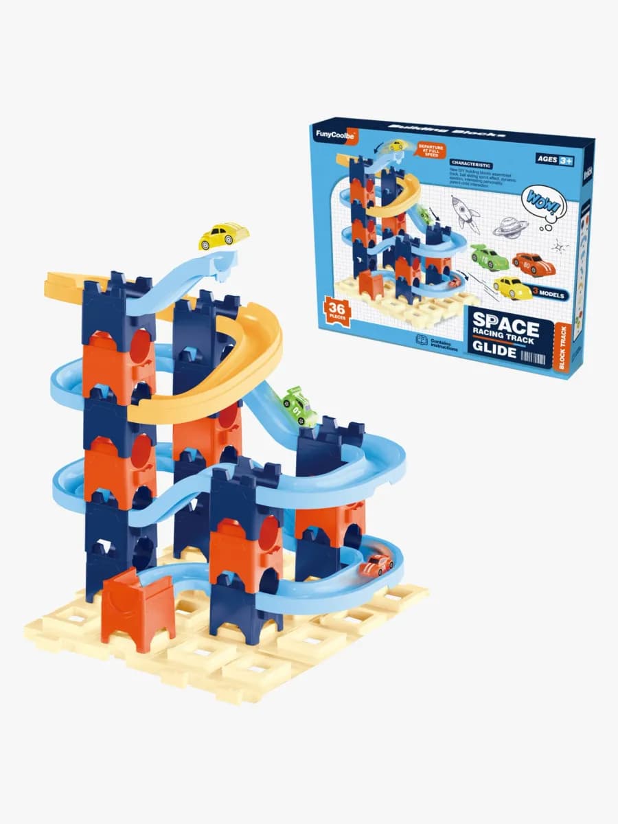 Suntoy Byggklossar Bilbana 36 Delar