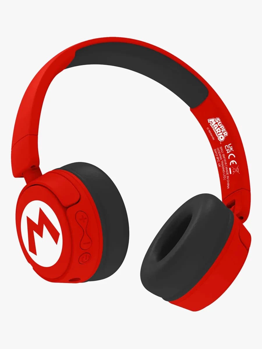 Super Mario Hörlurar Trådlösa 85dB-95dB Sharing AUX