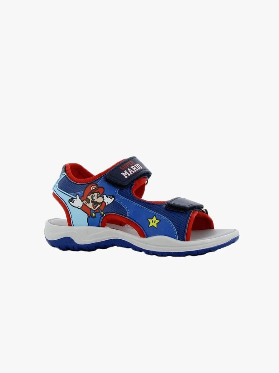 Super Mario Sandaler, Navy/Red, 26
