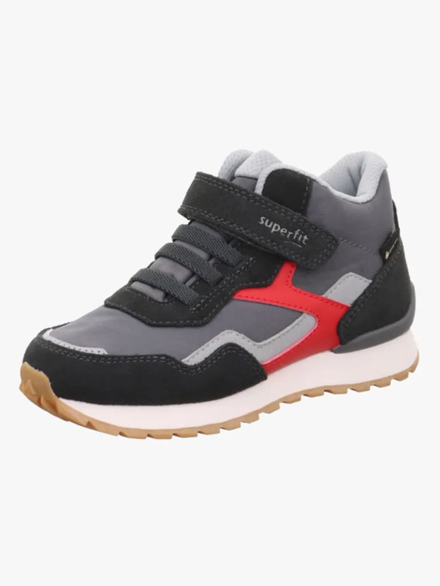 Superfit Dash Mid GTX Sneakers, Grey/Red, 28