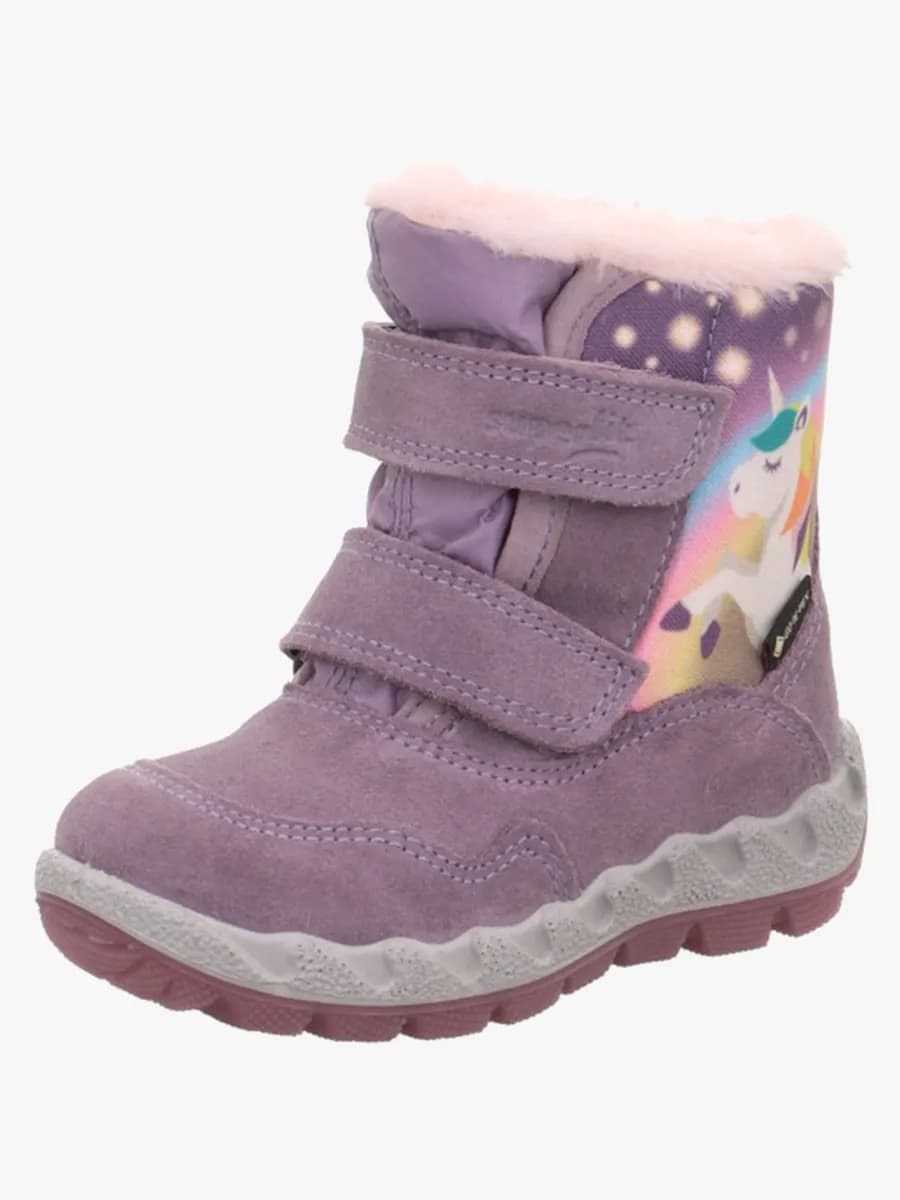 Superfit Icebird Vinterkängor, Purple/Pink/Glitter, 20