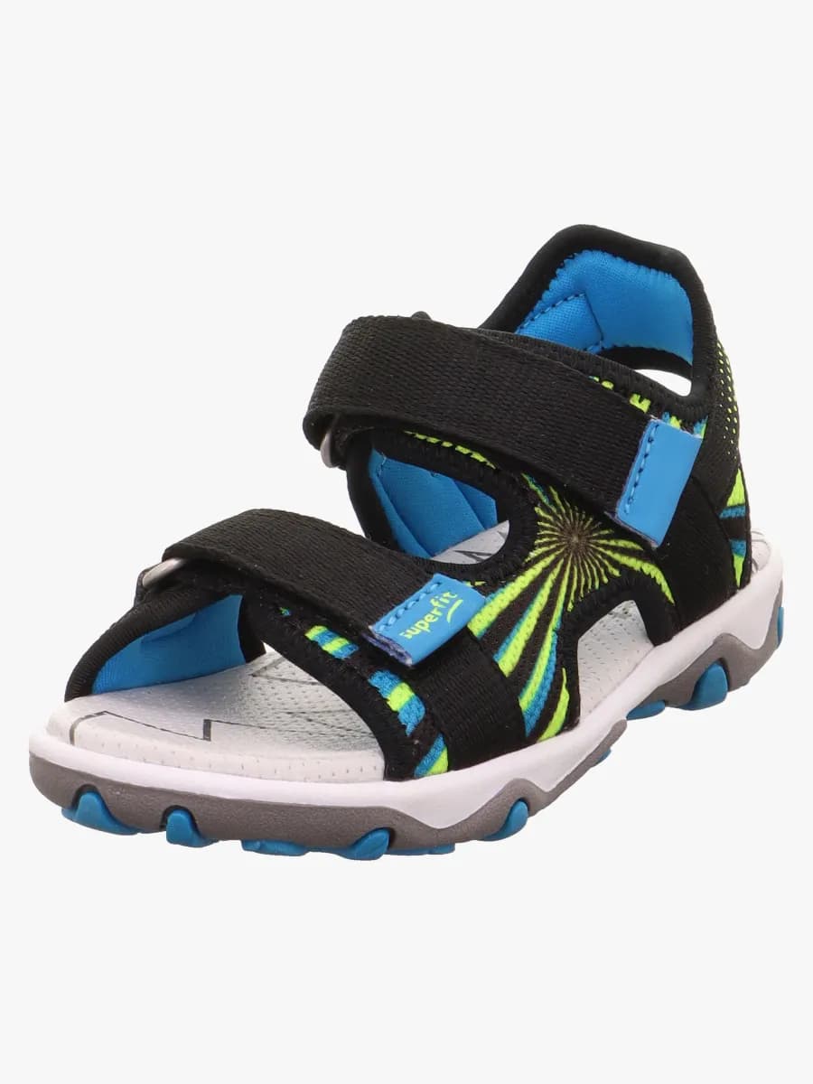 Superfit Mike 3.0 Sandaler, Svart/Gul, 30