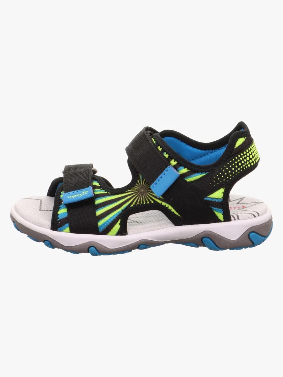 Superfit Mike 3.0 Sandaler, Svart/Gul, 30
