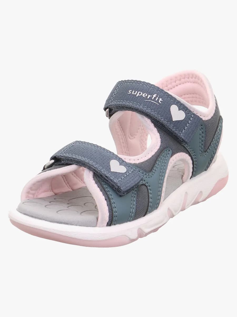 Superfit Pebbles Sandaler, Blå/Rosa, 28