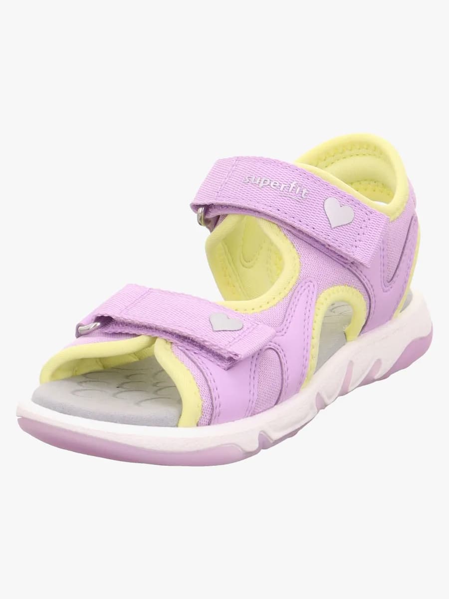 Superfit Pebbles Sandaler, Purple/Yellow, 29
