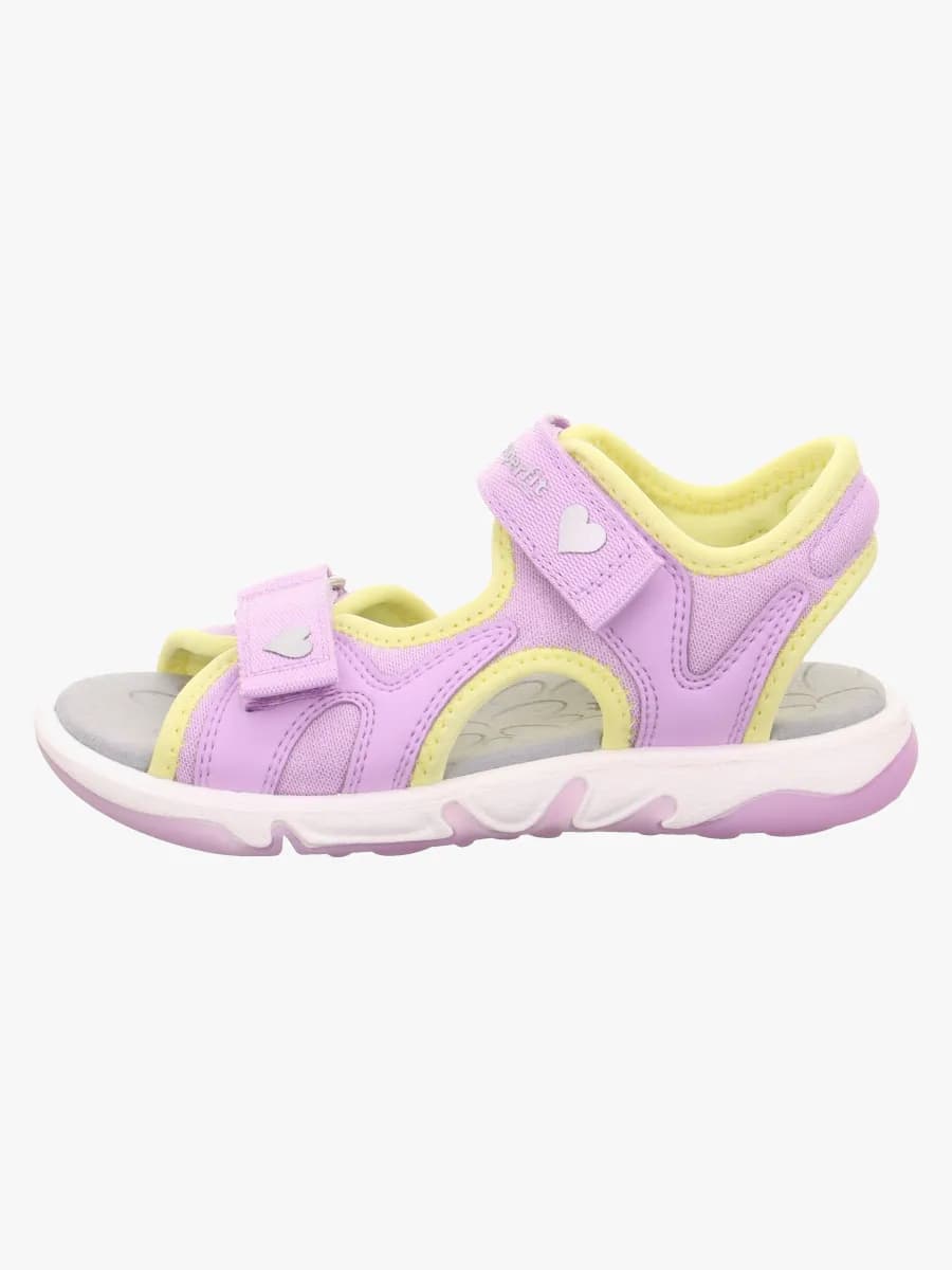 Superfit Pebbles Sandaler, Purple/Yellow, 29