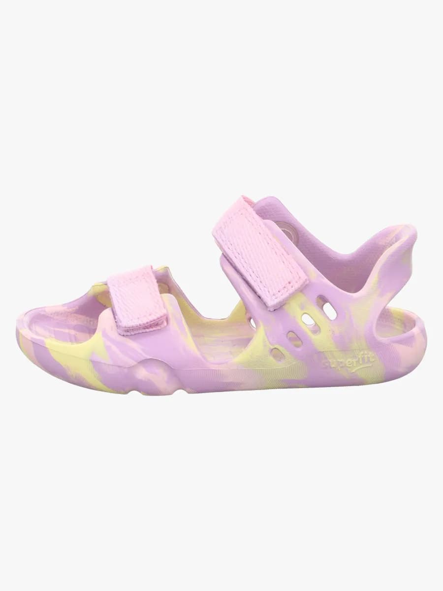 Superfit Splash S Sandaler, Purple/Yellow, 32