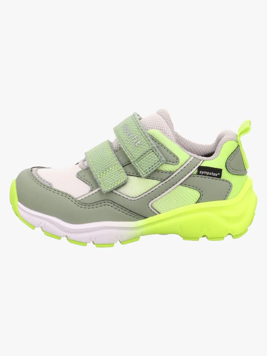 Superfit Sport5 WP Sneakers, Ljusgrön/Gul, 32