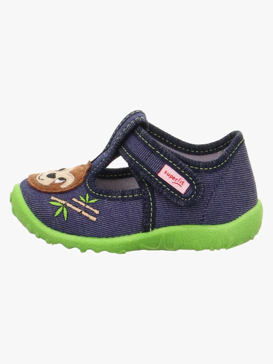Superfit Spotty Inneskor, Dark Blue/Green, 20