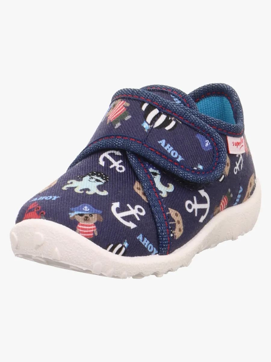Superfit Spotty Inneskor, Dark Blue/Multicoloured, 18