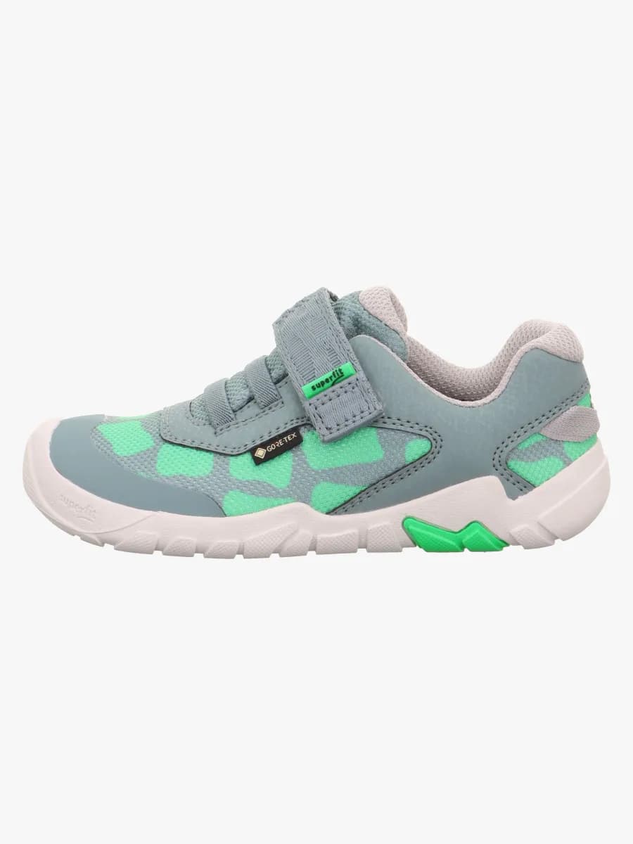 Superfit Trace Barefoot GTX Sneakers, Light Green/Light Grey, 26