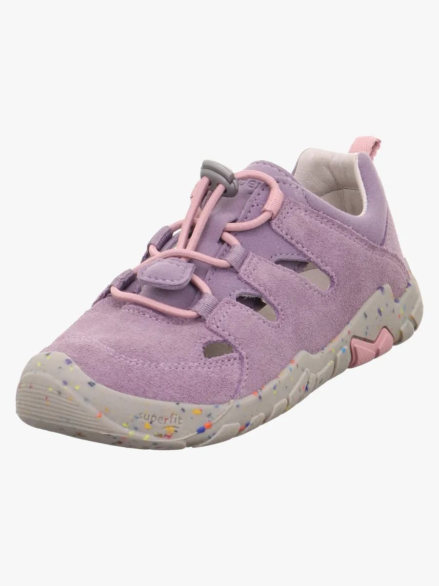 Superfit Trace Barefoot GTX Sneakers, Pink/Purple, 28