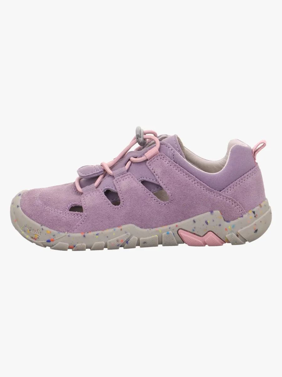 Superfit Trace Barefoot GTX Sneakers, Pink/Purple, 28
