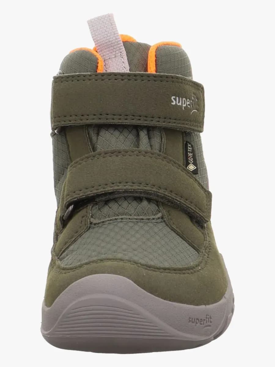 Superfit Trace Mid GTX Fodrade Sneakers, Green/Orange, 30