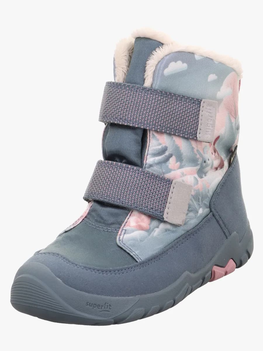 Superfit Trace Vinterkängor, Blue/Pink, 28