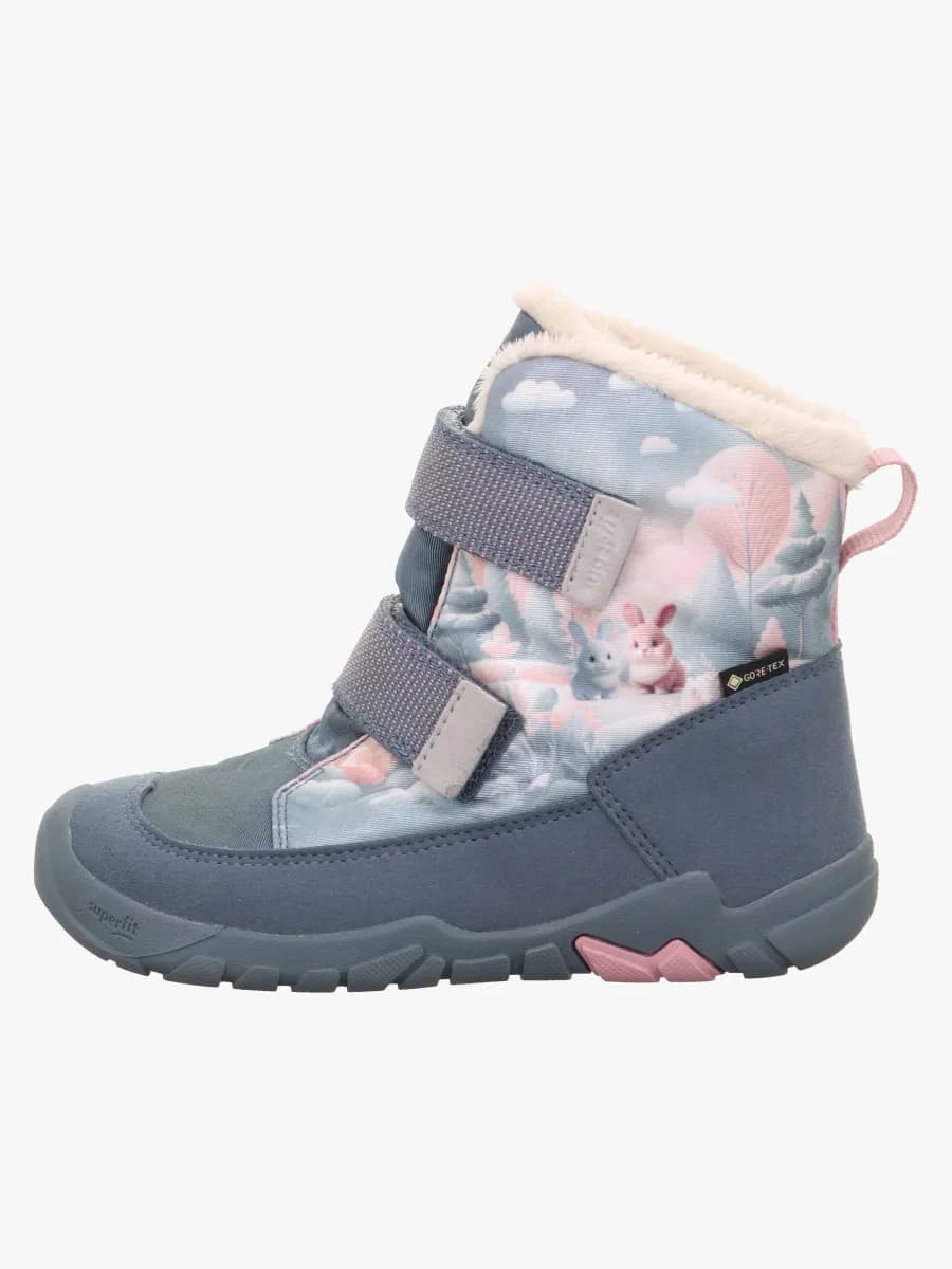 Superfit Trace Vinterkängor, Blue/Pink, 28