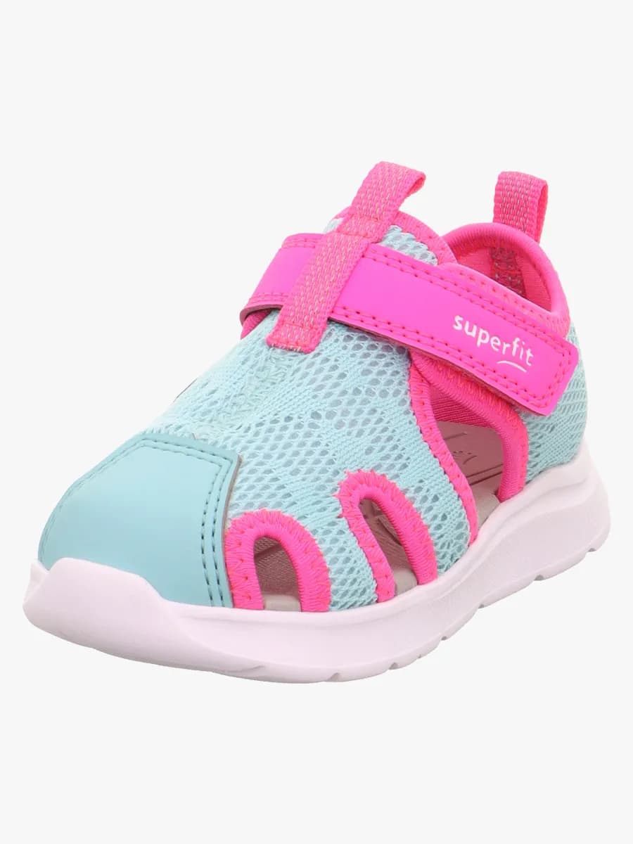 Superfit Wave Sandaler, Light Green/Pink, 21