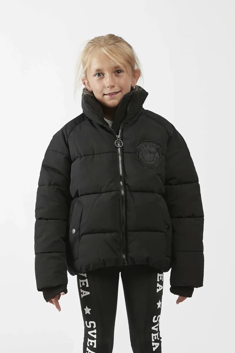 Svea Volume Puffjacka, Black, 140