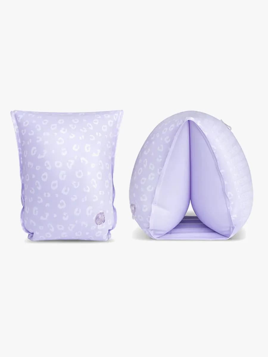 Swim Essentials Armpuffar, Lila Leopard, 0-2 år