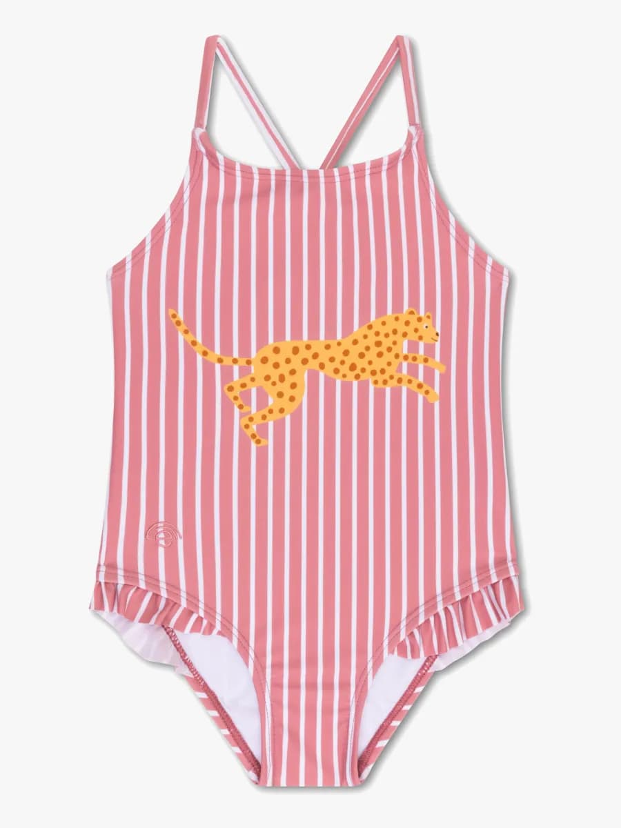 Swim Essentials Baddräkt, Röd, 110-116