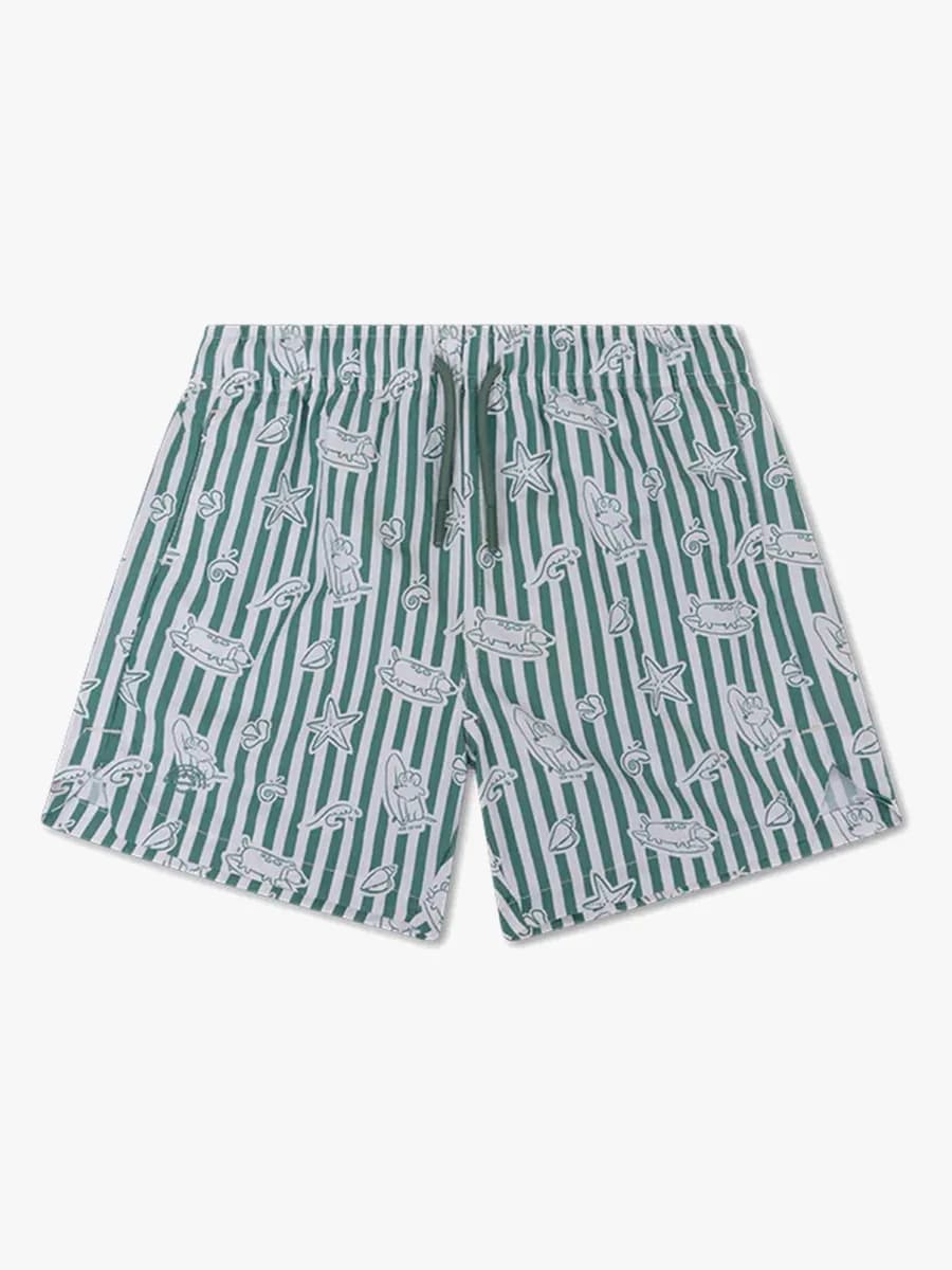 Swim Essentials Badshorts, Surf Dogs Green, 110-116