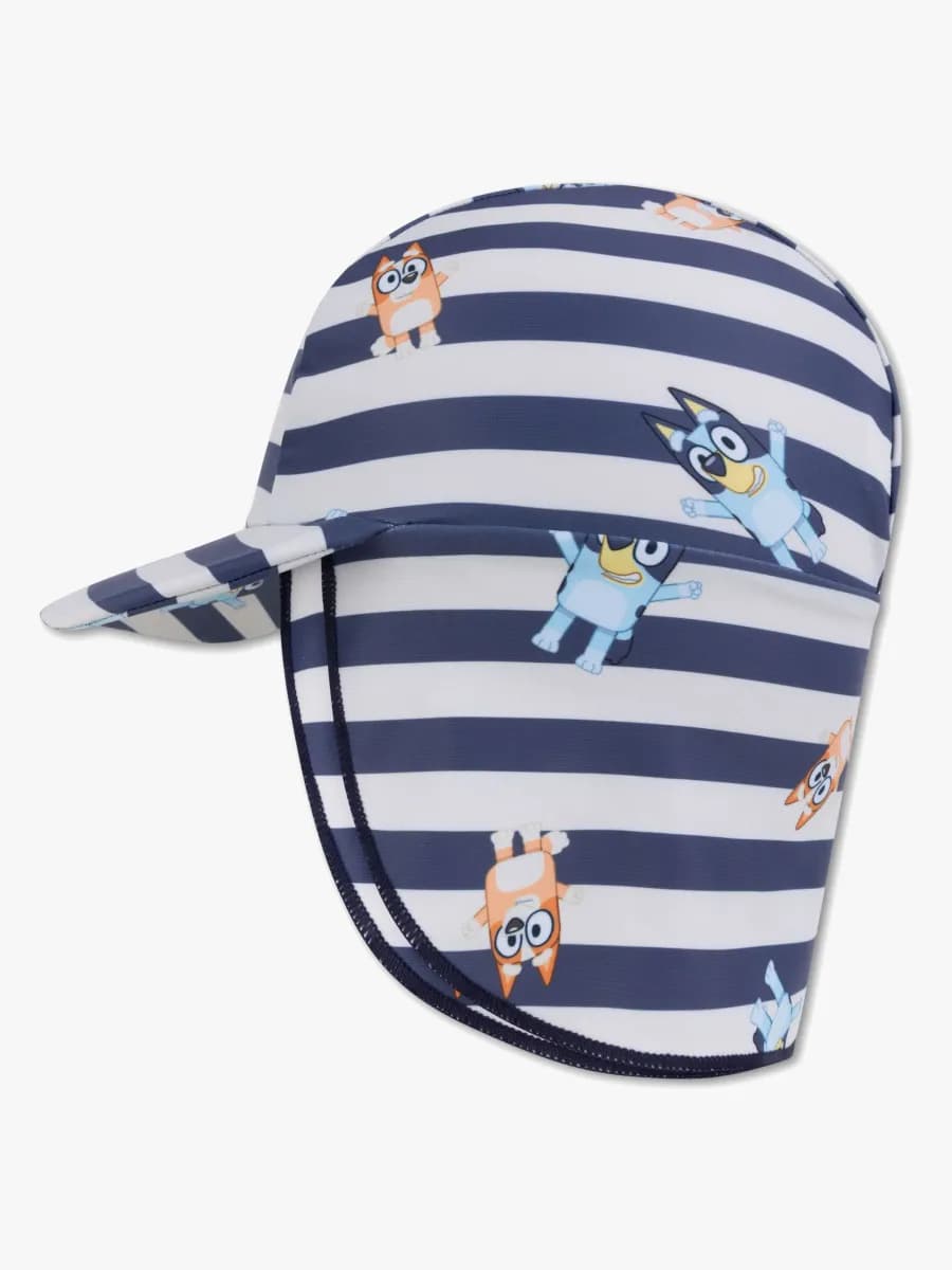 Swim Essentials Bluey Randig UV-Badhatt, 1-2 år