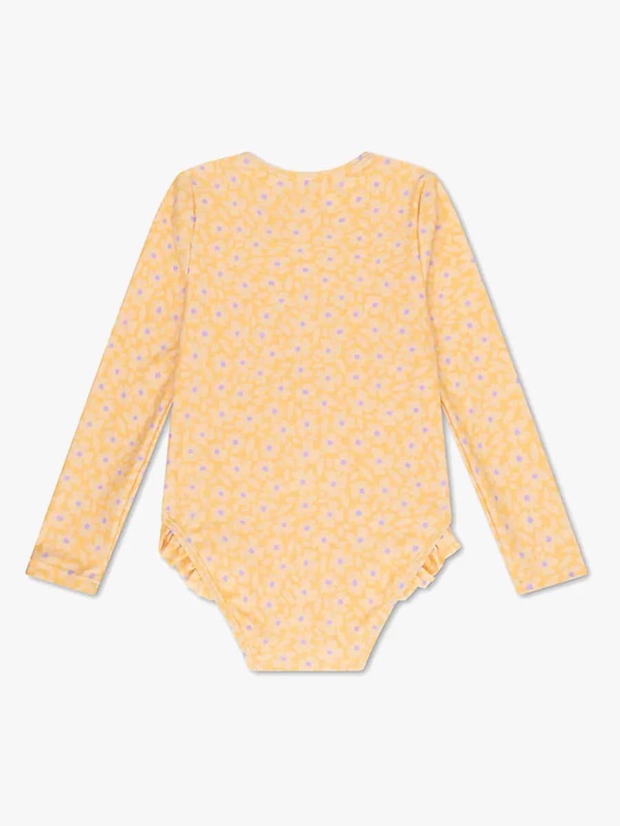 Swim Essentials  Långärmad UV-Dräkt, Florish Yellow, 110-116