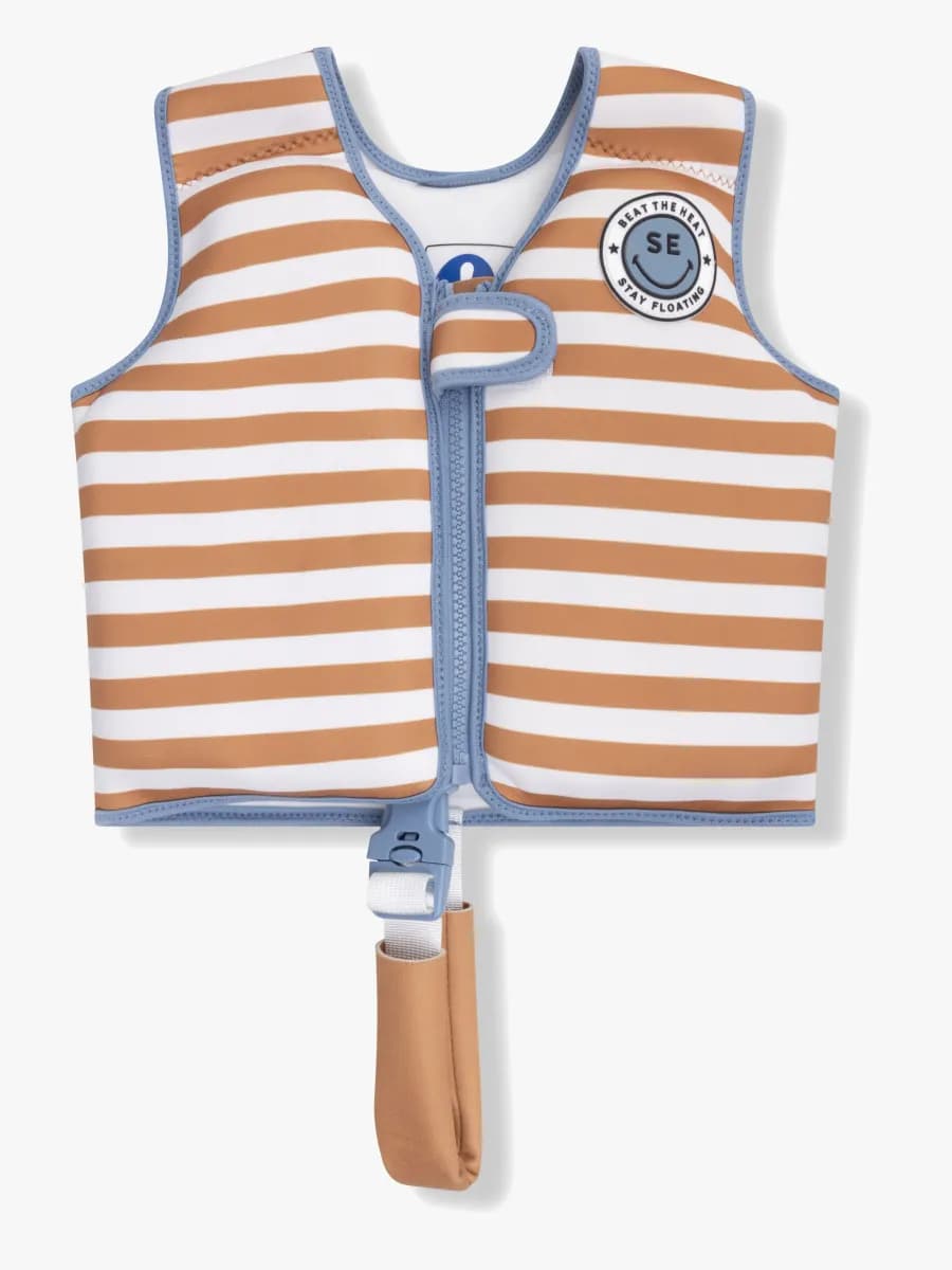 Swim Essentials Simväst, Softlines Brown, 2-3 år